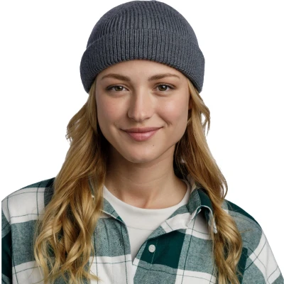 Afbeelding van Buff Ervin Merino Hat Beanie 13232390110, Unisex, Grijs, Muts, maat: One size