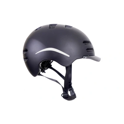 Afbeelding van Edge Fietshelm Urban E bike Pedelec Medium (54 58cm) zwart NTA 8776 keurmerk (bromfiets &amp; speed pedelec)