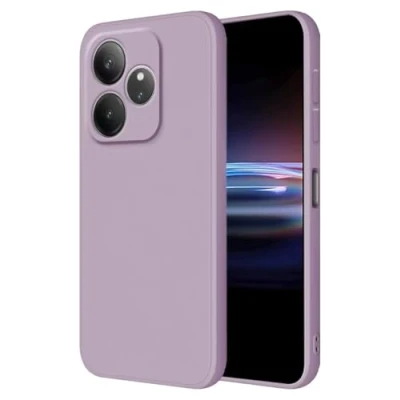 Afbeelding van HONLEN Beschermhoesje compatibel met Realme GT 6/Realme 6T (6,78 inch), zachte vloeibare TPU siliconen case, beschermhoes, stootvast, krasbestendig, beschermhoes