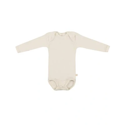 Afbeelding van DILLING Romper Met Lange Mouw Van Merinowol Voor Baby&#039;s Natuur 74