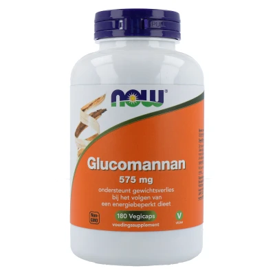 Afbeelding van NOW Glucomannan 575mg Capsules