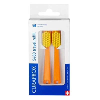 Afbeelding van Curaprox CS 5460 Refill FOR Travel SET Tandverzorging, Maat: One Size, Orange