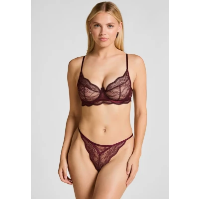 Afbeelding van Hunkemöller Dames Lingerie String Isabelle Paars maat XS