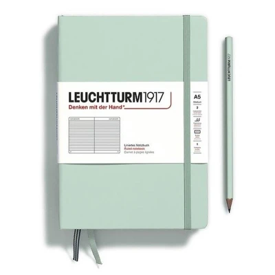 Afbeelding van Leuchtturm Mint Green, Medium (A5), 251 p., ruled