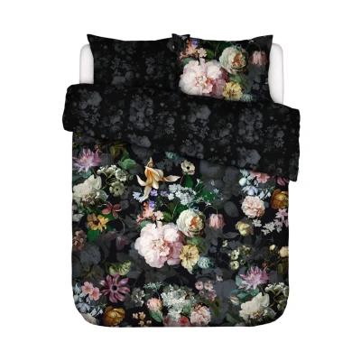 Afbeelding van Essenza Dekbedovertrek Fleur Festive Blooming Black