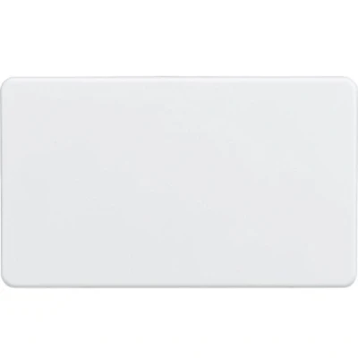 Afbeelding van Knightsbridge SF8360MW Schroefloze schroef Minder 2G Blanking Plate, 230 V, Mat Wit