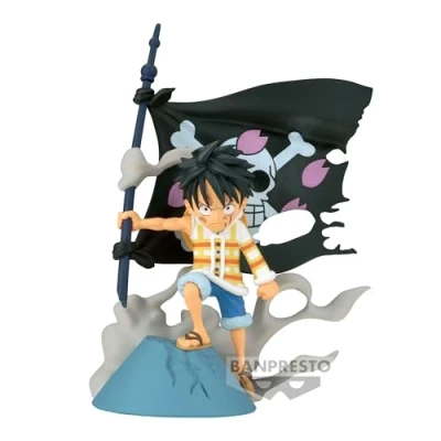 Afbeelding van Banpresto Actiefiguur Monkey D. Luffy One Piece World Collectable Log Stories, 8 cm, meerkleurig, BP89295P