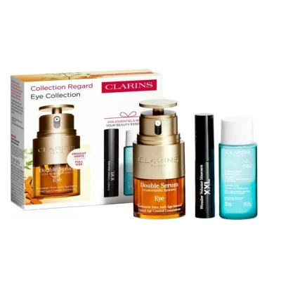 Afbeelding van Clarins Face Double Serum &amp; Nutri Lumière Pakket Eye Collection Set