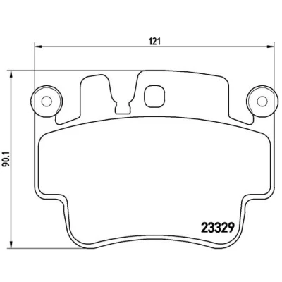 Afbeelding van Brembo Remblokset P 65 009