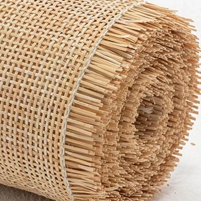 Afbeelding van 35 cm brede rol natuurrotan voor meubels, open mesh riemen, rotan, rol, bamboemateriaal, stof stoel, kast, woondecoratie