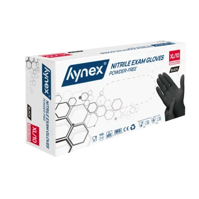 Afbeelding van Hynex Nitrile PF Black 3,5gr MD 100/box XL