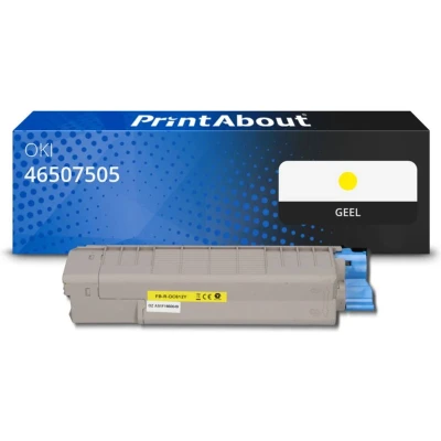 Afbeelding van Huismerk OKI 46507505 Toner Geel
