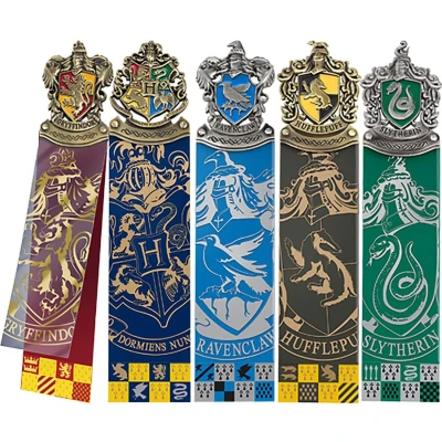 Afbeelding van Noble Collection Harry Potter: Crest Bookmarks 5 Piece Set