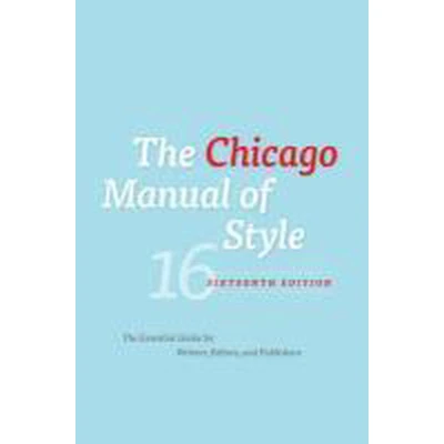 Afbeelding van Chicago Manual Of Style