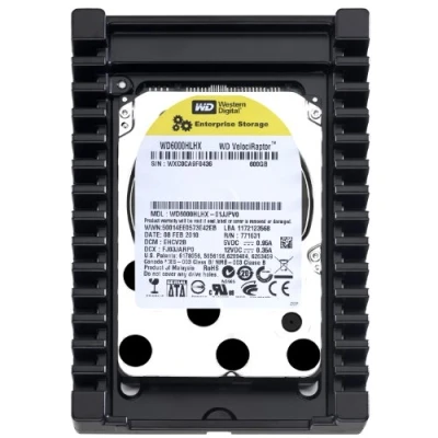 Afbeelding van Western Digital WD6000HLHX VelociRaptor 600GB interne harde schijf (8,9 cm (3,5 inch), 10000 rpm, 3,6 ms, 32 MB cache)