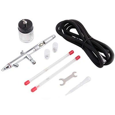 Afbeelding van Fengda FE 182K(BD 182K) Airbrush Pistool set Double Action 3x Nozzle