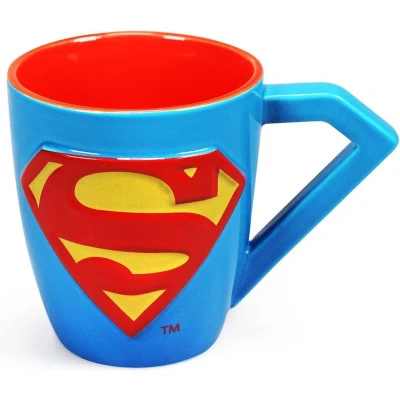 Afbeelding van DC Comics Superman Logo 3D Mok Rood en Blauw 300ml
