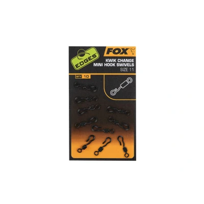 Afbeelding van Fox Edges Kwik Change Mini Hook Swivels Size 11