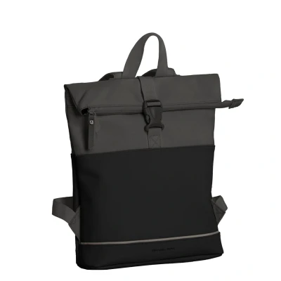 Afbeelding van Daniel Ray Allentown Rolltop Laptop Rugzak Waterproof Zwart / Grijs