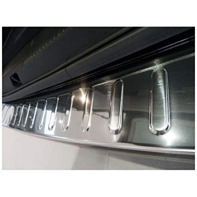 Afbeelding van tuning art BL915 Achterbumperprotector met afschuining voor VW T6 T6.1 Multivan Caravelle RVS