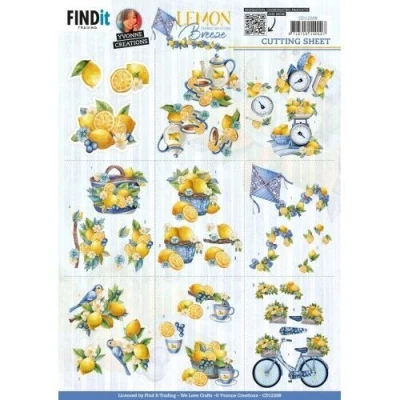 Afbeelding van Cutting Sheets Yvonne Creations Lemon Breeze Mini