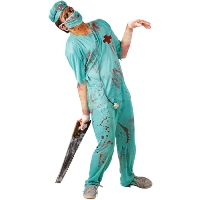 Afbeelding van Guirca 84691 Zombie chirurg, volwassenen, maat M 48 50