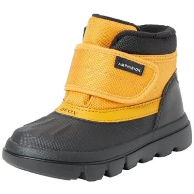 Afbeelding van Geox Jongens B Willaboom Boy Ab enkellaars, Curry Black, 27 EU