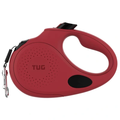 Afbeelding van Tug 360 Rollijn Met Dispenser Hondenriem 5 m Rood Tot &lt; 50kg L