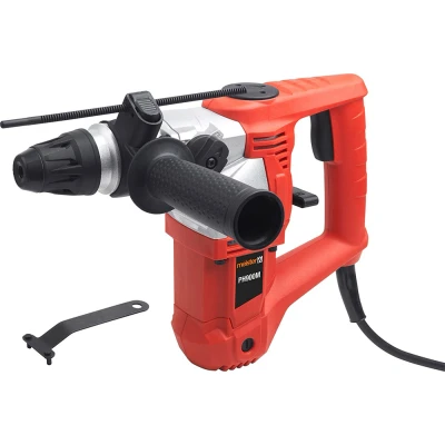 Afbeelding van Meister Pneumatische boorhamer 900 Watt, PH900M SDS Plus opname 3,5 joule slagenergie extra handgreep &amp; diepteaanslag/boormachine met hamerwerk/combihamer / 5402860 rood