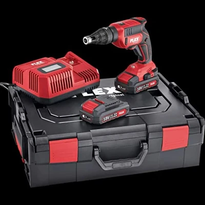 Afbeelding van 467146 Gipsplaatschroevendraaier, 18 V, DW 45 18.0 EC/2.5 set FLEX 2 accu&#039;s + oplader