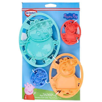 Afbeelding van Dr.Oetker Peppa Pig Uitstekers en Stempels Set/4