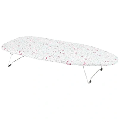 Afbeelding van Kleeneze tafelblad strijkplank draagbare, compacte, rubberen minihoes, 73 x 31 cm.