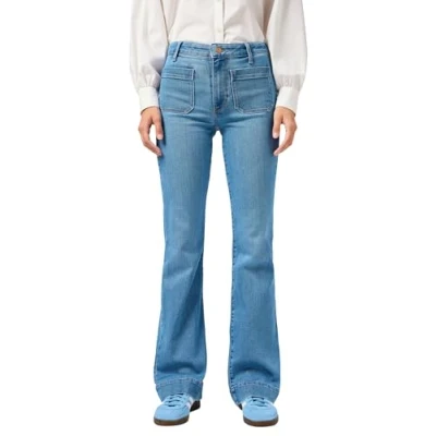 Afbeelding van Wrangler Dames Jeans Flare, Flare Fit, uitlopende pijpen, Velvet Sky, 31W x 30L