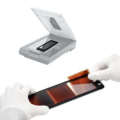 Afbeelding van JJC 120 Medium Format Negatieven Film Houder, Slide Mount Magnetische Houder voor het scannen van Middelgrote Films op Standaard Flatbed Scanner met Backlight Transparantie Unit Scangebied 190 x 57.1mm