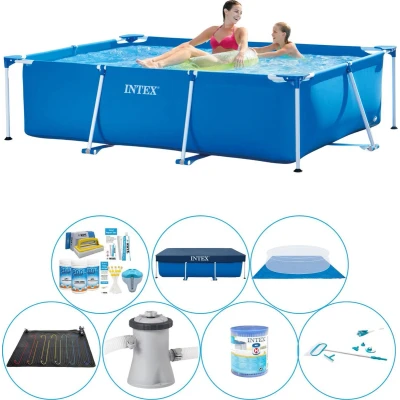 Afbeelding van Intex Frame Pool Rechthoekig 220x150x60 cm Zwembad Set