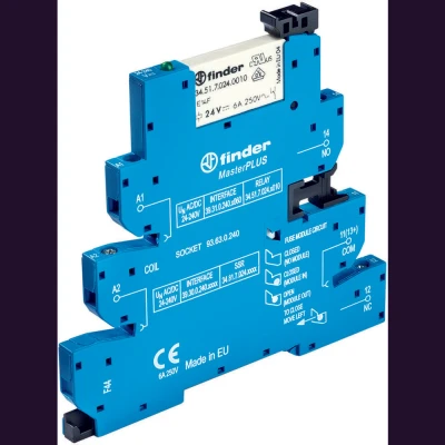 Afbeelding van Finder 39.31.0.240.0060 Koppelrelais 240 V/DC, V/AC 6 A 1x wisselcontact 1 stuk(s)