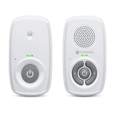 Afbeelding van Motorola Nursery AM21/MBP21 Audio Babyfoon Digitale Met Dect Technologie Voor Audiobewaking 300 Meter Bereik Zeer Gevoelige Microfoon Wit