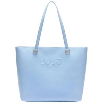 Afbeelding van Liu Jo Halona Shopping Bag Dames Shopper Lichtblauw One Size PU