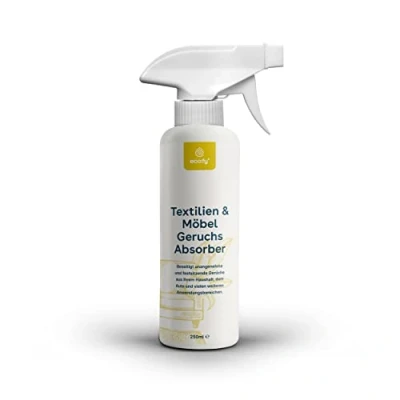 Afbeelding van eco:fy Geurverwijderaar spray geurneutraliserende geurabsorber textielverfrisser verwijdert vastzittende geurtjes vezeldiep (0,25 liter)