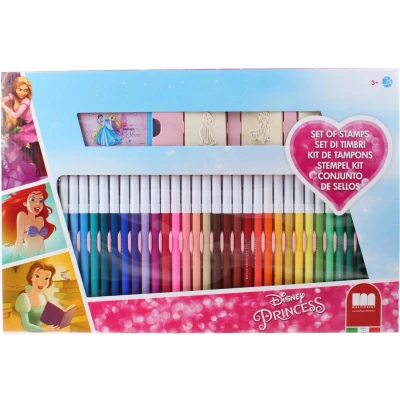 Afbeelding van Multiprint Prinses Kleurset met Stempels, 41dlg.