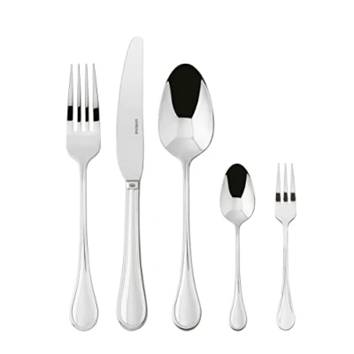 Afbeelding van Royal 52563 G6 roestvrijstalen serviesset 18/10, voor 6 personen, 30 delig: vorken, lepels, messes, teapels, dessertvorken, vaatwasmachinebestendig