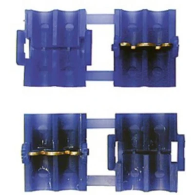 Afbeelding van Skandia kabelschoen aftakklem blauw 5 stuks
