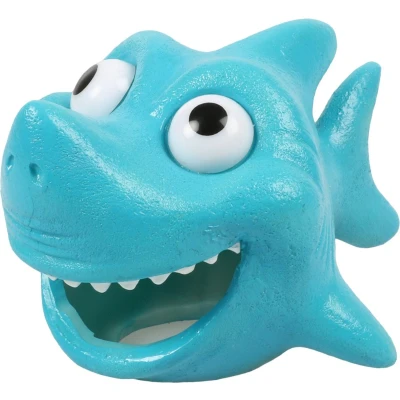 Afbeelding van Aqua Della Aquariumdecoratie Vissen Haai 11,5x9,5x7cm Blauw 1st