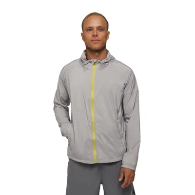Afbeelding van DANISH ENDURANCE Windjack voor Heren, van Gerecycelde Materialen, Reflecterende Details, Ultra licht, Grijs, L