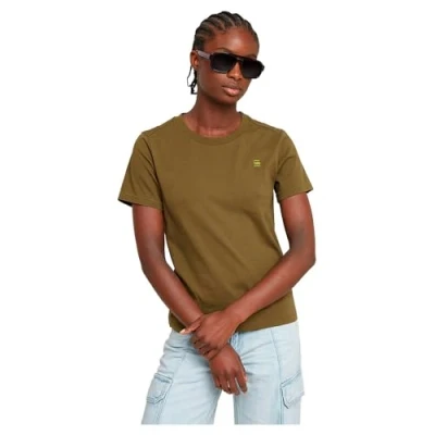 Afbeelding van G STAR Nifous Tshirt basic, Dames, Maat: XL, Wild olive