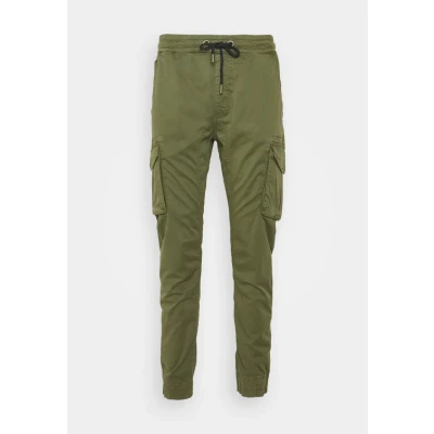 Afbeelding van Alpha Industries Twill Jogger Cargobroek, Maat: XS, Dark olive