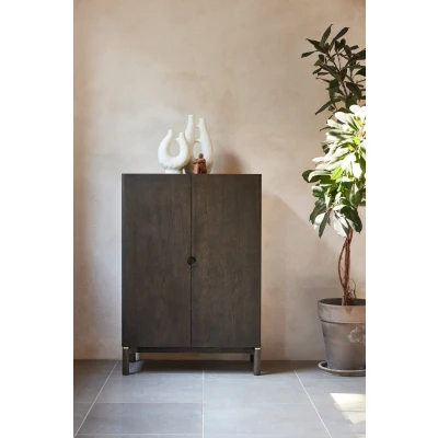 Afbeelding van Nordic Home Nura wandkast 130 cm Hout