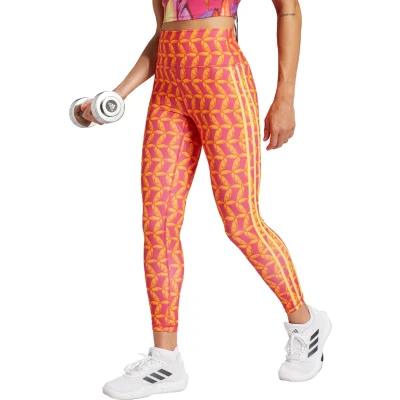 Afbeelding van adidas Performance FARM RIO 7/8 Tights, Dames, Maat: Large, Bright orange/bold pink