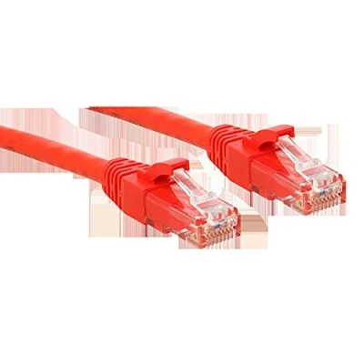 Afbeelding van LINDY 48034 RJ45 Netwerkkabel, patchkabel CAT 6 U/UTP 3.00 m Rood 1 stuk(s)