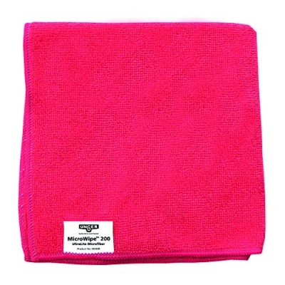 Afbeelding van Unger SmartColor MicroWipe Rood / Roze Pak á 10 stuks Sponzen, Zemen, Doeken